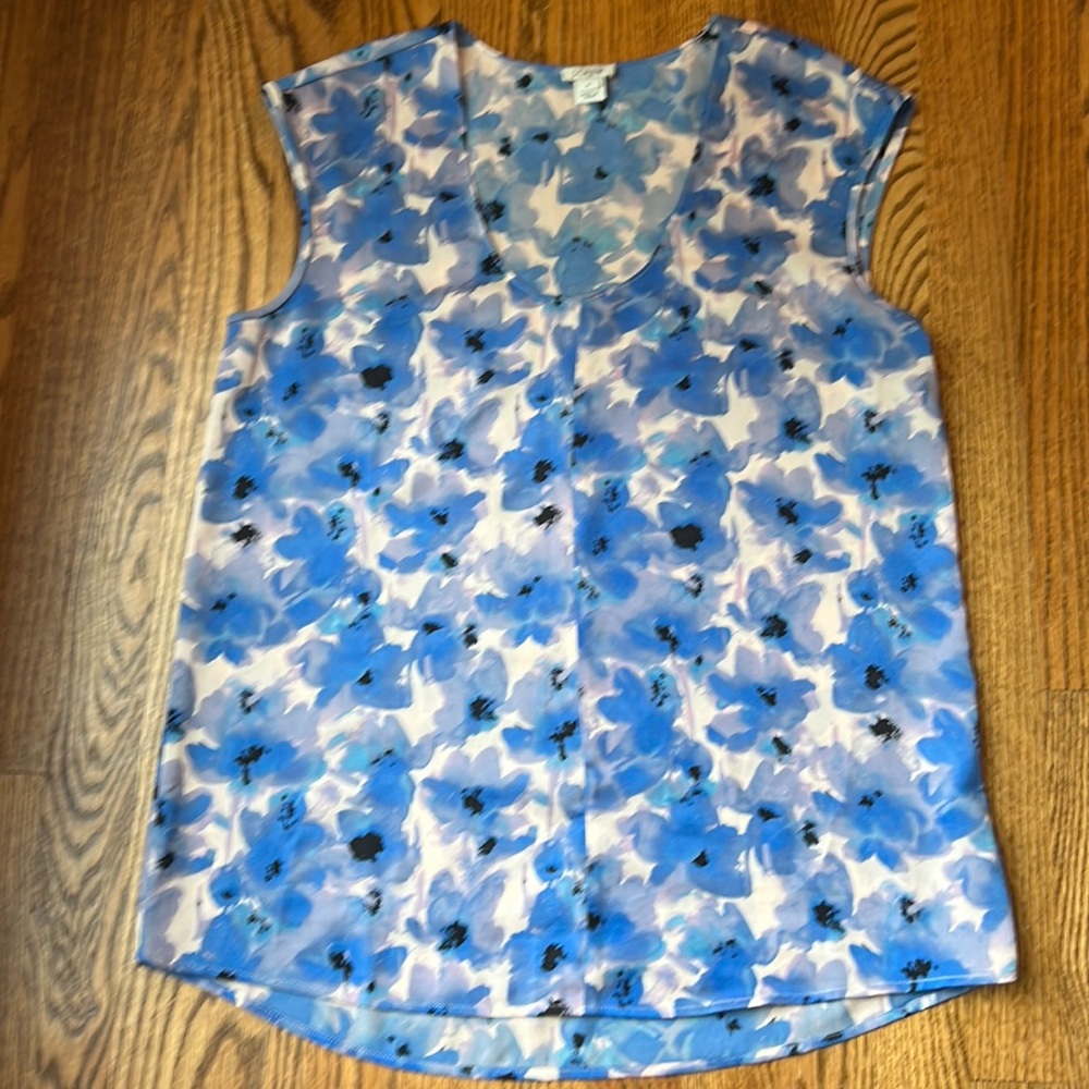 Jcrew silky scoop neck blouse